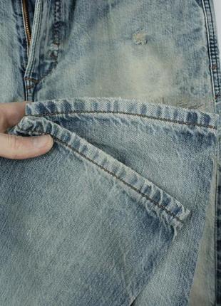 Крутые оригинальные джинсы diesel thavar 0816k slim fit 3d distressed denim jeans6 фото