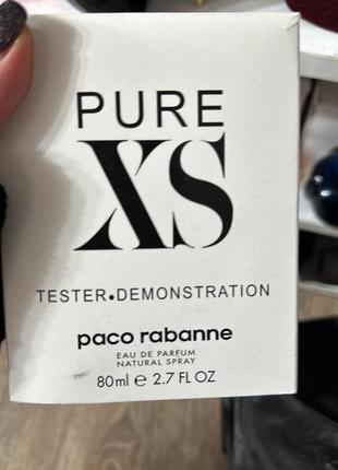 Paco rabanne pure xs for her 90 ml (tester) жіночі парфуми пако рабан пур ікс ес фо хе 90 мл (тестер)6 фото