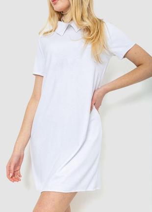 Платье повседневное, цвет белый, 214r00403 фото