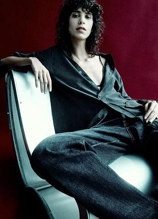 Шовкова сорочка zara zw collection