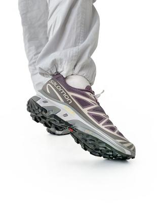 Salomon xt-6 violet/brown5 фото