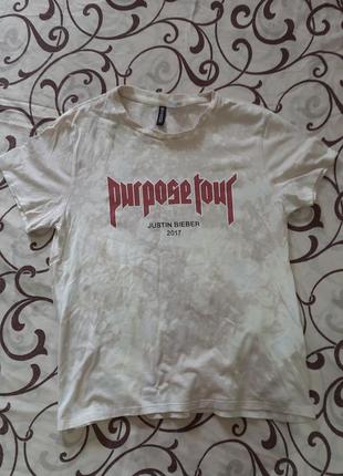 Tie dye purpose футболка tour