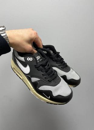 Найк кроссовки аир макс 1 nike air max 1 × patta black