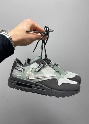 Найк травіс скот аір макс 1 travis scott x nike air max 1 'dusty sage'