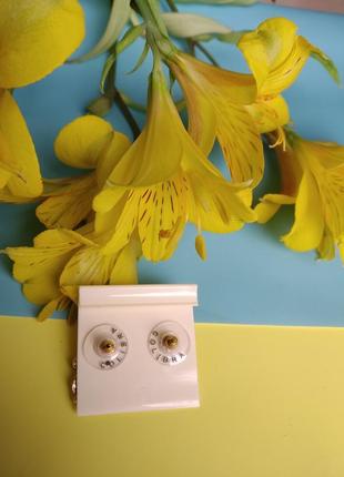 Колье позолота с кристаллами swarovski