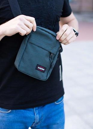 Сумка месенджер через плече eastpak the one messenger естпак истпак сіра1 фото