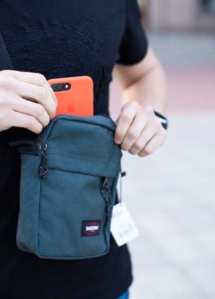 Сумка месенджер через плече eastpak the one messenger естпак истпак сіра2 фото