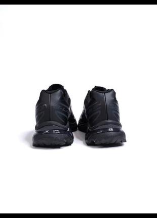 Крутые кроссовки salomon xt-6 adv all black5 фото