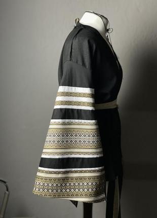 Жакет - вышиванка с полу открытыми рукавами / кимоно в этно стиле simmishop.handmade8 фото
