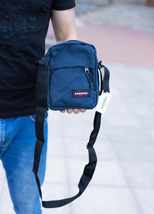 Сумка месенджер через плече eastpak the one messenger естпак истпак синя1 фото