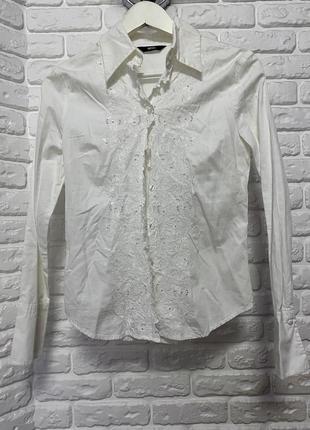 Блуза с вышивкой mango2 фото