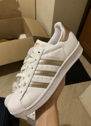 Adidas superstar original женские кроссовки5 фото