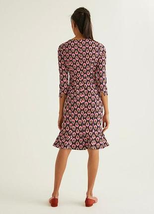Комфортна актуальна сукня в принт англійського бренду вoden.5 фото