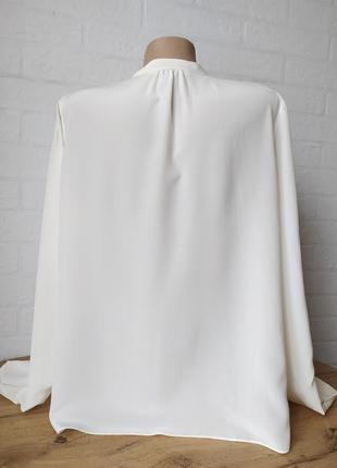 Блузка. шелковая блузка. нарядная блузка. белая блузка.2 фото