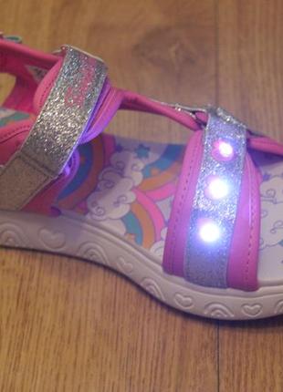 Детские босоножки skechers twinkle toes 33,5 р и 35 р. Скечерс2 фото