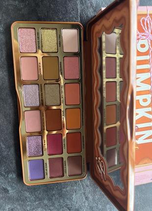 Палетка тіней too faced pumpkin spice2 фото