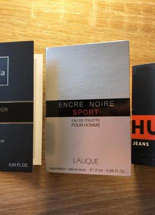 Gisada, lalique, hugo boss