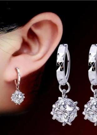 Сережки срібло silver original