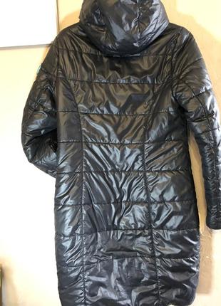Двухстороннее деми пальто удлиненная куртка10 фото