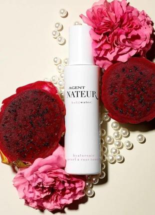 Agent nateur pearl and rose hyaluronic essence сыворотка с гиалуроновой  кислотой, жемчугом ,30 мл