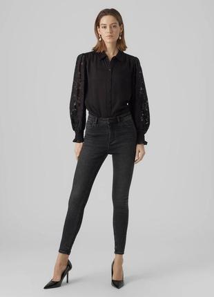 Джинсы скинни, Мои, черные джинсы от vero moda5 фото