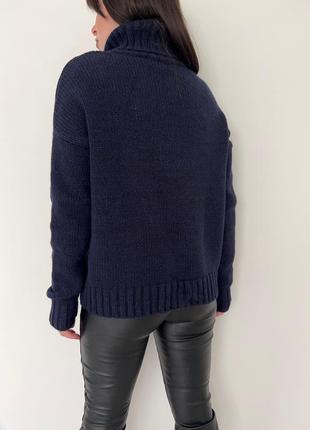 Класний вовняний светр з люрексом big nur zurich2 фото