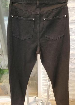 Женские черные джинсы boohoo высокая посадка eur 38/us 67 фото