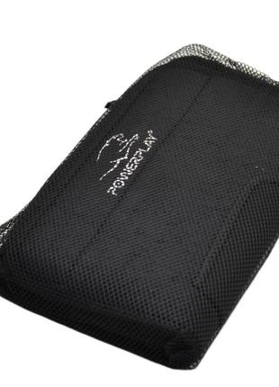 Пояс для схуднення powerplay 4301 (100*30 см) + кишеня для смартфона чорний6 фото