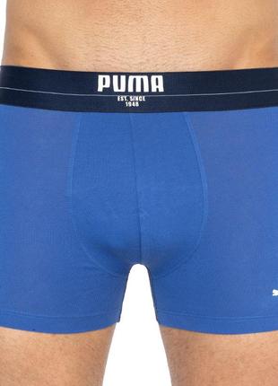 Труси-боксери puma statement boxer 2p синій, сірий чол xl4 фото
