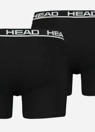 Труси-боксери head basic boxer 2p black (m)2 фото