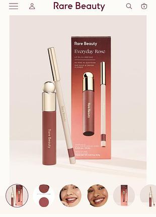 Лимитированный набор продуктов для губ от rare beauty