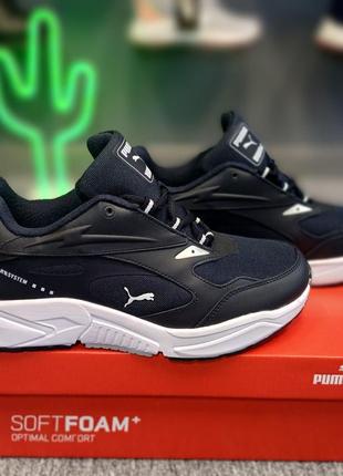 Демисезонные кроссовки puma синие8 фото