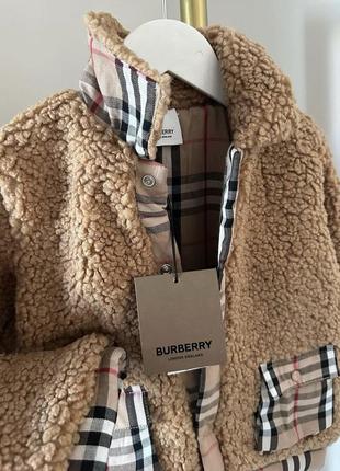 Шубка - кофта, куртка тедди burberry9 фото