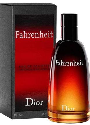 Dior fahrenheit туалетная вода 100мл1 фото