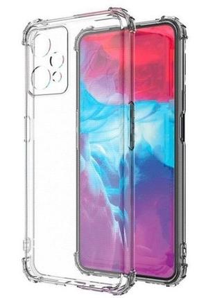 Чехол fiji proof для oneplus nord ce 2 lite 5g прозрачный бампер с усиленными бортами transparent