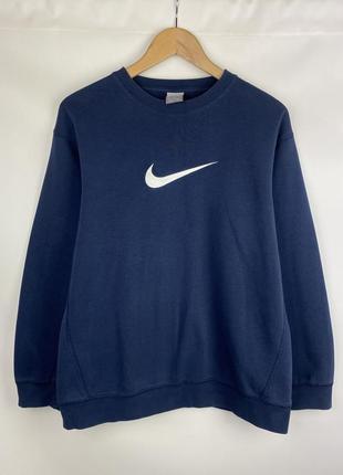 Винтажный свитшот кофта nike big logo1 фото