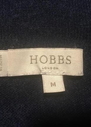 Свитер пуловер укороченный кроп синий шерсть кашемир от hobbs пог 46 см2 фото