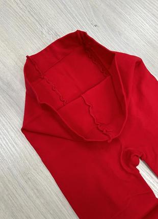 Трендовые красные яркие колготы колготки для зимней фотосессии xs s m l