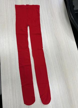 Трендовые красные яркие колготы колготки для зимней фотосессии xs s m l