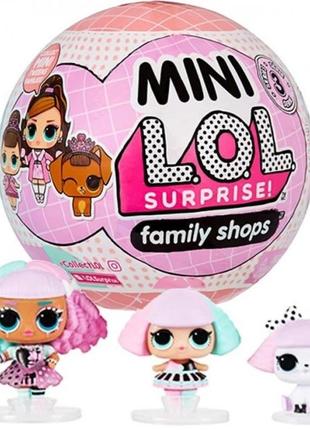 Лялька lol mini tweens family shops 3 серія - лол у кулі міні сімейка підліток (588467) - ігровий набір l.o.l surprise!1 фото