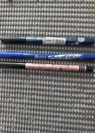 Синие карандаши для глаз