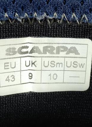 Замшеві чоловічі трекінгові черевики scarpa gore-tex оригінал, розмір 4310 фото