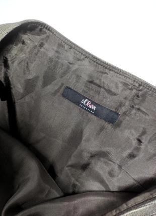 Юбка женская короткая коричневого цвета со складками от бренда s.oliver m s4 фото