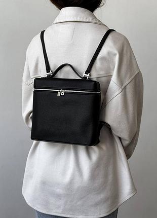 Рюкзак - сумка loro piana черный