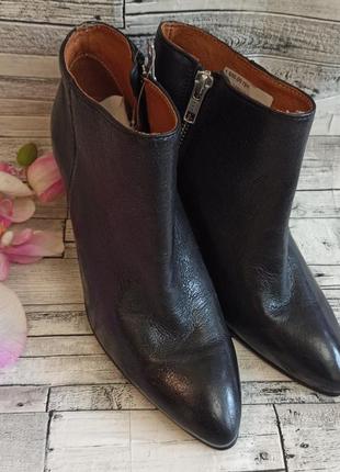 Шкіряні ботильони розмір 36 осінь/весна