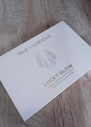 Lucky glow палетка для обличчя