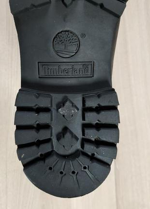 Утеплені шкіряні чоловічі черевики timberland оригінал, розмір 42 (зимові черевики)6 фото