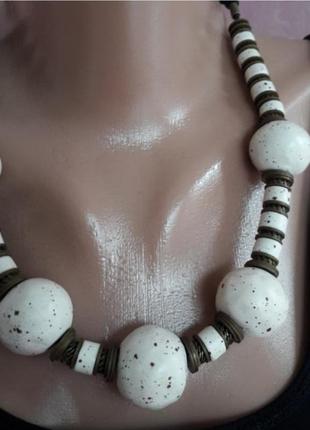 Прикраса колье буси масив2 фото