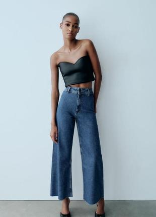 Джинсы zara прямые от бедра