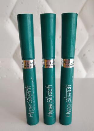 Тушь для ресниц черная длина орифлейм oriflame black hyper stretch 24306